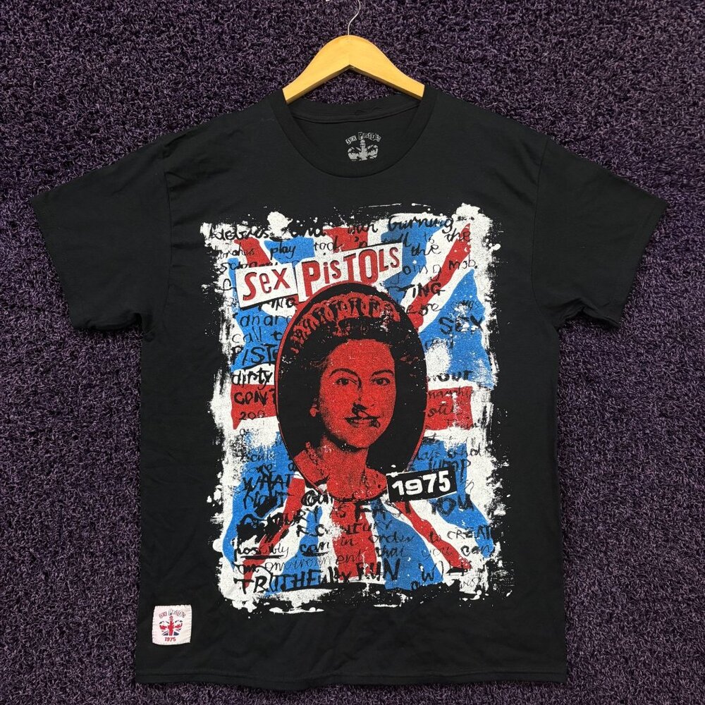 Sex Pistols Nevermind the Bollocks Double Sided T-Shirt Size Large